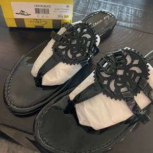 Black patent sandals NIB Circus NY by Sam Edelman  size 9.5